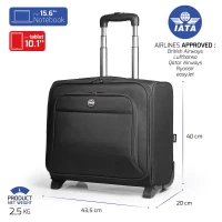 Slika Port Designs Hanoi II Trolley CL/crna
