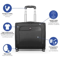 Slika Port Designs Hanoi II Trolley CL/crna