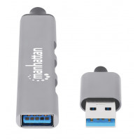 Slika Manhattan 168427 3.0/3xUSB 2.0 480Mbps/1xUSB 3.0 5Gbps/sivi