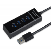 Slika proizvoda Stars Solutions 4 porta USB 3.0 na USB 3.0 crni