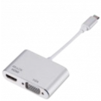 Slika proizvoda Stars Solutions USB-C na HDMI/VGA sivi