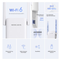 Slika Mercusys ME80X AX3000 Wi-Fi