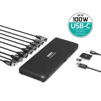 Slika proizvoda Port Designs USB-C Docking station 2X4K 100W