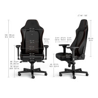 Slika Noblechairs HERO Gaming stolica crno-crvena