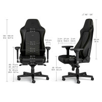 Slika Noblechairs HERO Gaming stolica crno-zlatna