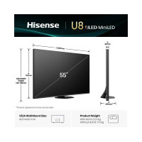 Slika Hisense 55U8Q