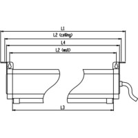 Slika VEGA EL S 150 elektricno platno sa daljinskim upravljacem