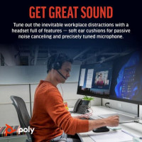 Slika Poly Blackwire 5220 Black 8X231A6