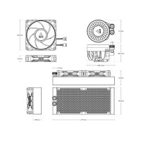 Slika Arctic Liquid Freezer III Pro 240 A-RGB White (ACFRE00186A)