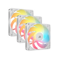 Slika proizvoda Corsair 3x RS120-R ARGB 120mm PWM-Triple Pack - White, CO-9050197-WW