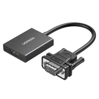 Slika proizvoda Adapter konverter Ugreen VGA na HDMI + Audio port 1080P/60Hz CM513