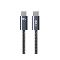 Slika proizvoda Kabl WEKOME WDC-23 USB-C 1m Black 240W