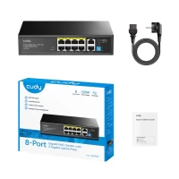 Slika Cudy GS1010P/ 8 PoE+ sa 2 Gigabit Uplink porta 120W