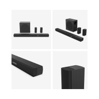 Slika Hisense AX5100Q Dolby Atmos soundbar sa bezicnim subwooferom crni