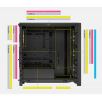 Slika Corsair FRAME 4000D LCD RS ARGB Premium Mid-tower, CC-9011326-WW