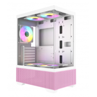 Slika proizvoda Raidmax Infinita I802 Air/Glass/5x 120mm RGB/PINK/i802APKS