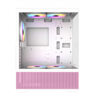 Slika Raidmax Infinita I802 Air/Glass/5x 120mm RGB/PINK/i802APKS
