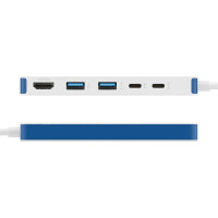 Slika Targus HyperDrive Flex 5 Port USB-C Hub beli (HD4101BUGL)