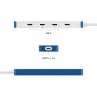 Slika Targus HyperDrive Flex 4 Port USB-C Hub plavi (HD5201BUGL)