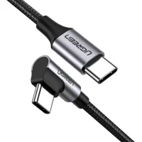 Slika proizvoda Ugreen US255 USB tip C na USB tip C Ugaoni 90 stepeni 2.0 3A 60W 1m
