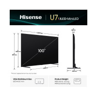 Slika Hisense 100U7Q Mini-LED 4K UHD Smart TV