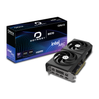Slika proizvoda Sapphire ONIX ODYSSEY Intel Arc B570 GDDR6 10GB, 8347-00178