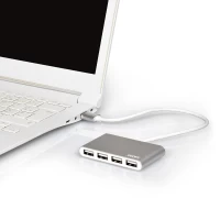 Slika Port Designs USB-A hub 4X USB-A 2.0 ports 900120