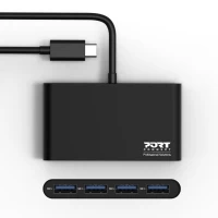 Slika Port Designs USB-C hub 4X USB-A 3.0 ports 900123