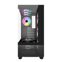 Slika IG-MAX X218B-4F Black Horizon V2 ARGB glass