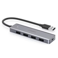 Slika proizvoda USB HUB Tip C 4 porta 3.0 USB Ugreen CM219/USB-C slim