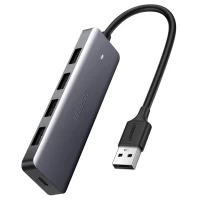 Slika USB HUB Tip C 4 porta 3.0 USB Ugreen CM219/USB-C slim
