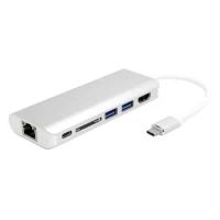 Slika proizvoda Adapter konvertor TIP C na 2xUSB 3.0+TIP C+RJ45