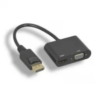 Slika proizvoda Adapter- Konverter Displayport(M) - HDMI 4K+VGA(F) Linkom