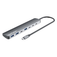 Slika proizvoda Manhattan USB-C Male to Four USB-C Ports and Three USB-A Port