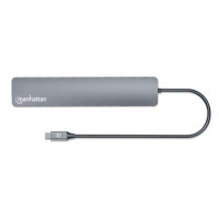 Slika Manhattan USB-C Male to Four USB-C Ports and Three USB-A Port