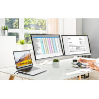 Slika Manhattan USB-C PD 10-in-1 Dual-HDMI Monitor Docking Station / Multiport Hub