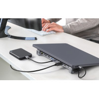 Slika Manhattan USB-C PD 10-in-1 Dual-HDMI Monitor Docking Station / Multiport Hub