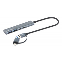 Slika Manhattan 4-Port USB 3.0 Type-C / Type-A Combo Hub 2x2
