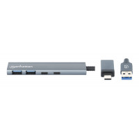 Slika Manhattan 4-Port USB 3.0 Type-C / Type-A Combo Hub 2x2