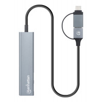 Slika Manhattan 4-Port USB 3.0 Type-C / Type-A Combo Hub 2x2