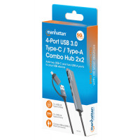 Slika Manhattan 4-Port USB 3.0 Type-C / Type-A Combo Hub 2x2