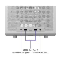Slika Cooler Master Qube 340 White Q340-WGNN-S00
