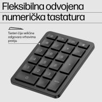 Slika HP Ergo 960 bezicna+ Num Pad /7E755AA/SRB/crna