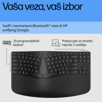 Slika HP Ergo 960 bezicna+ Num Pad /7E755AA/SRB/crna