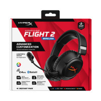 Slika HyperX Cloud Flight 2 WL BK GAM HS/crna