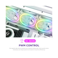 Slika NZXT F140RGB Core 140mm ventilator beli (RF-D14SF-W1)