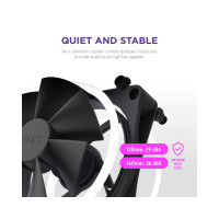 Slika NZXT F140RGB Core 140mm ventilator crni (RF-D14SF-B1)