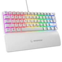 Slika Rampage PLOWER K60 mehanicka plavi switch bela 37254