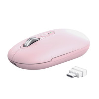 Slika Trust SERON HYPSCROLL SLIM WRLS MOUSE/roze