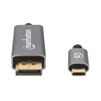 Slika Manhattan 8K@60Hz USB-C to DisplayPort 1.4 Adapter Cable 2M 354844